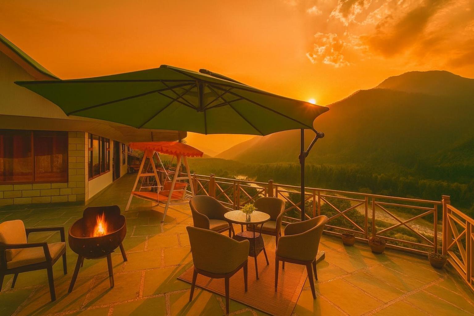 Hotel Valley View With Natural Hot Spring Water Vashisht, Manali — Photos 2