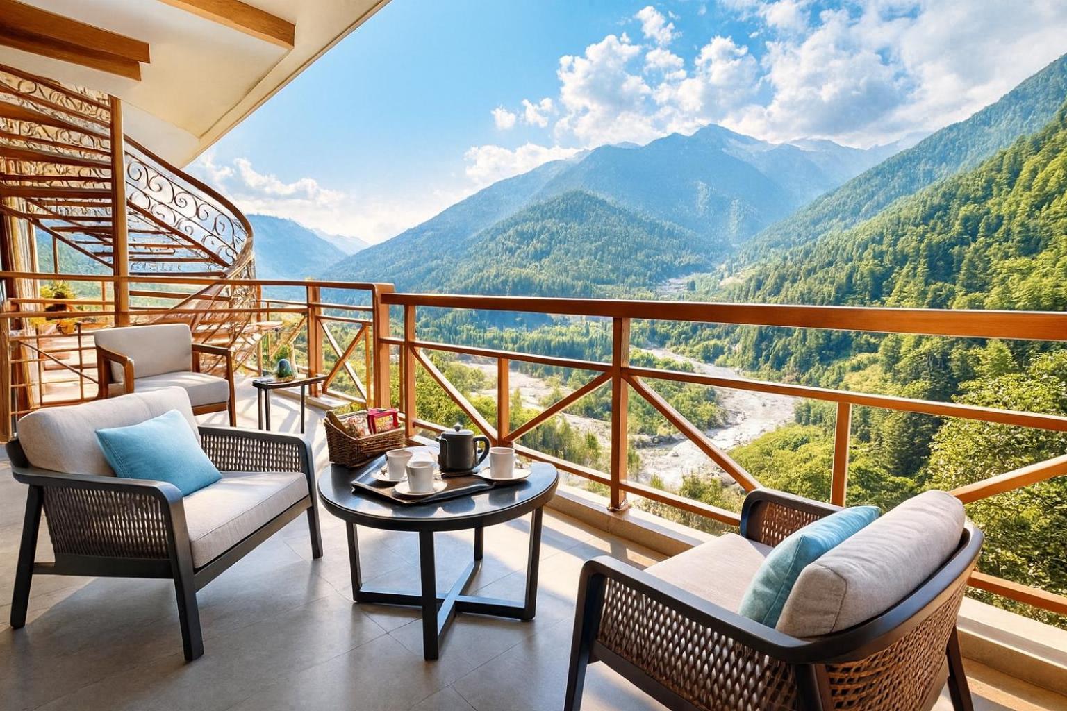 Hotel Valley View With Natural Hot Spring Water Vashisht, Manali, Manali