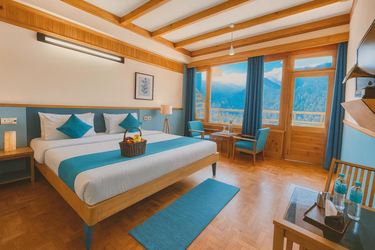 Hotel Valley View With Natural Hot Spring Water Vashisht, Manali — Photos 3