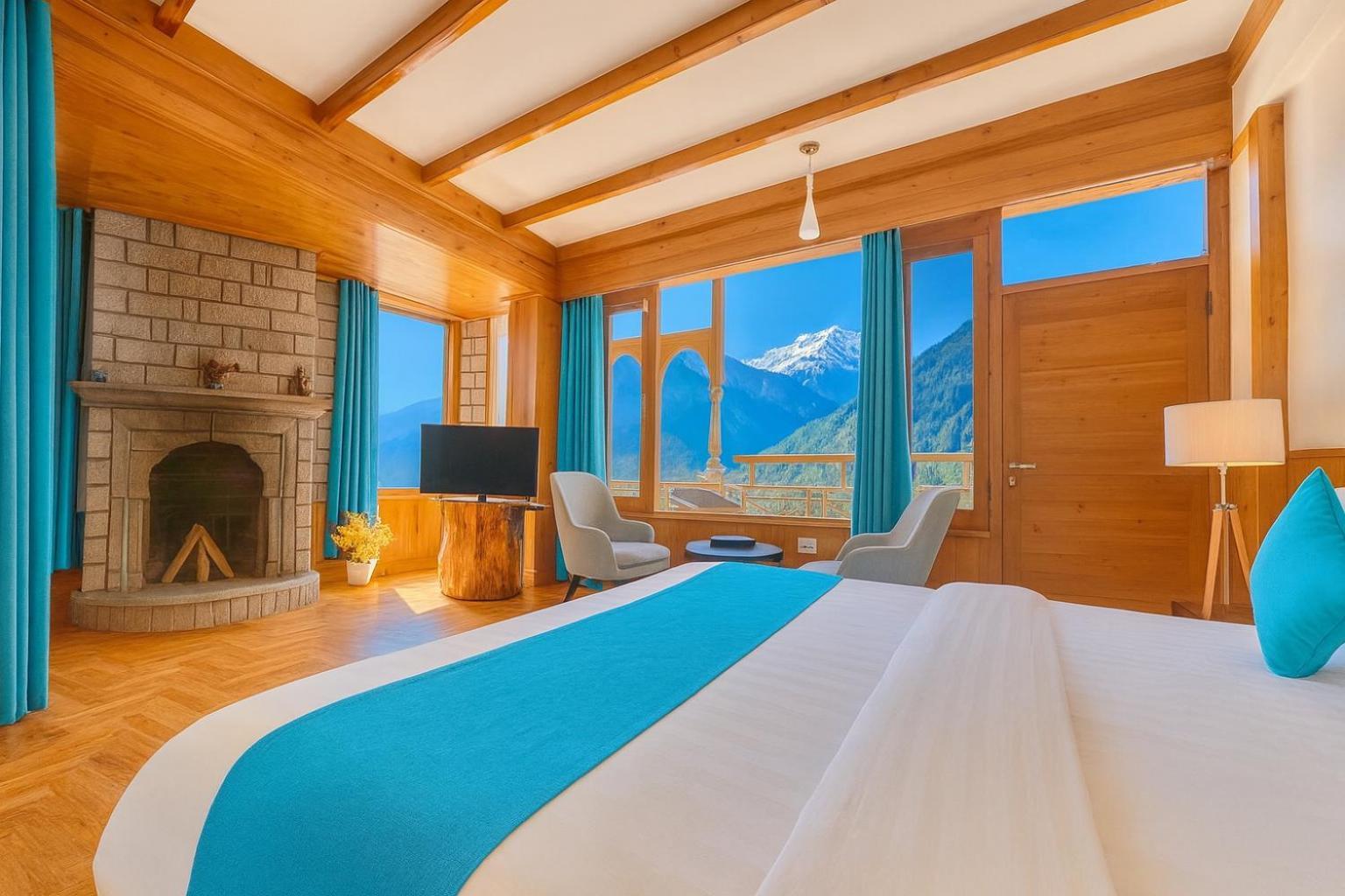 Hotel Valley View With Natural Hot Spring Water Vashisht, Manali — Photos 1